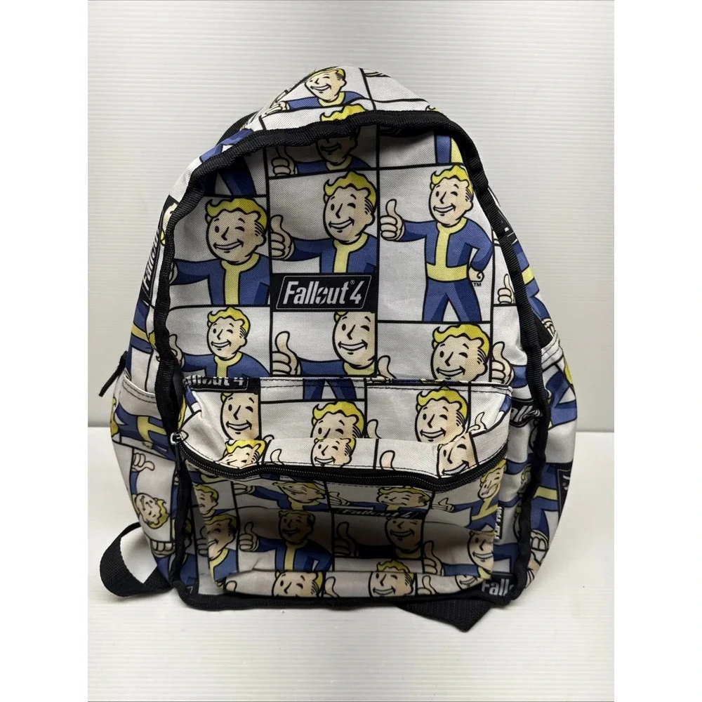 Fallout 4 Backpack 2016 Bethesda Hot Topic Exclusive Reversible Flip Pak Rare